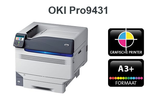 OKI Pro9431 printer voor rouwdrukwerk