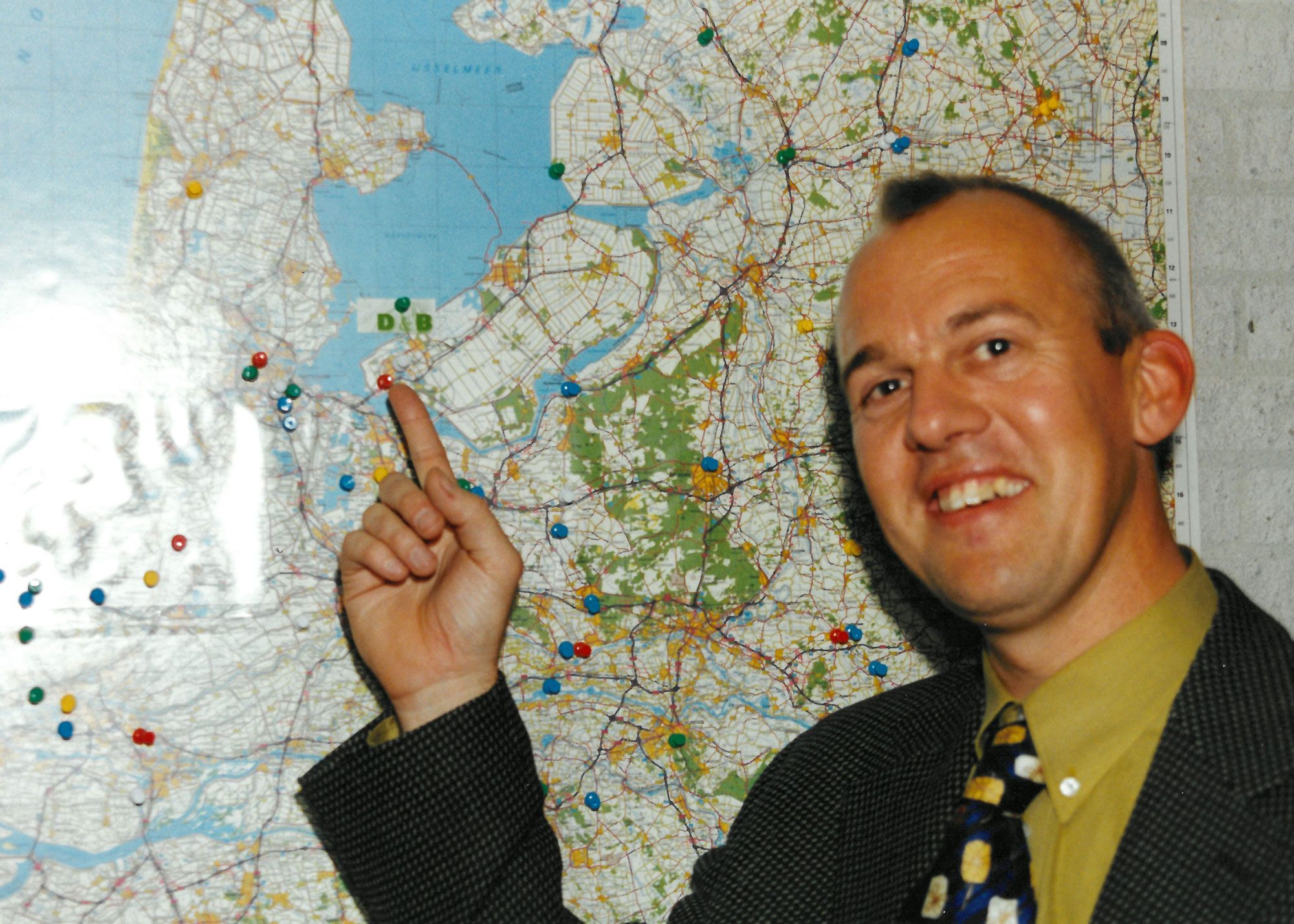 De toenmalige CRM-landkaart met klanten van D&B